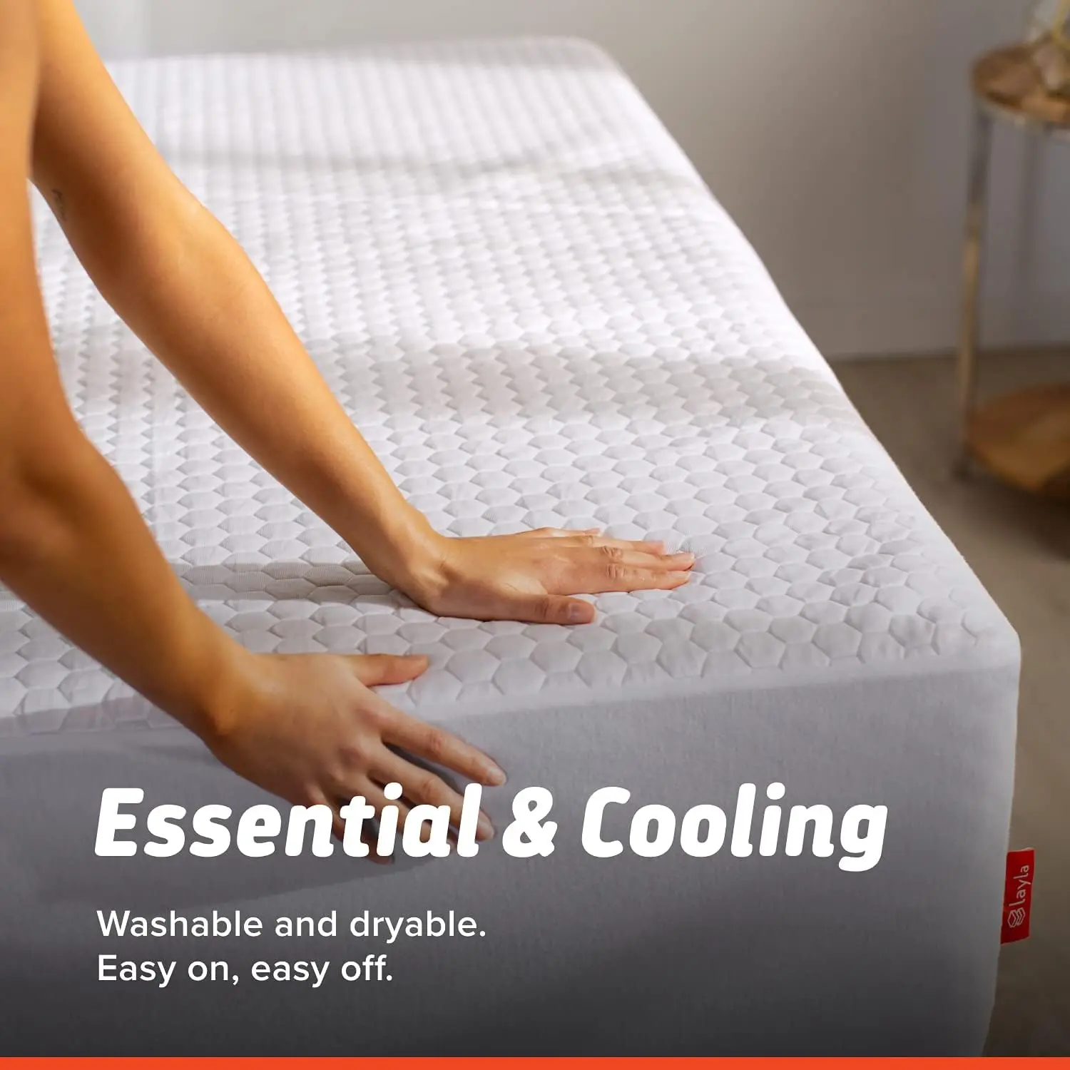 Layla Mattress Protector, Liquid Proof Mattress Pad | Breathable Waterproof Bed Encasement That Sleeps Cool, 3 Models For A
Layla Mattress Protector, Liquid Proof Mattress Pad | Breathable Waterproof Bed Encasement That Sleeps Cool, 3 Models For A