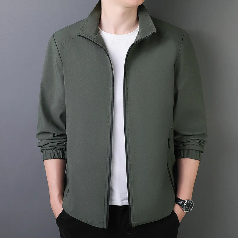 Jacket Men Stand Collar Outwear Spring Autumn Windproof Casual Jackets Male Solid Fashion Classic Style Loose Coat Plus Size 5Xl
Jacket Men Stand Collar Outwear Spring Autumn Windproof Casual Jackets Male Solid Fashion Classic Style Loose Coat Plus Size 5Xl