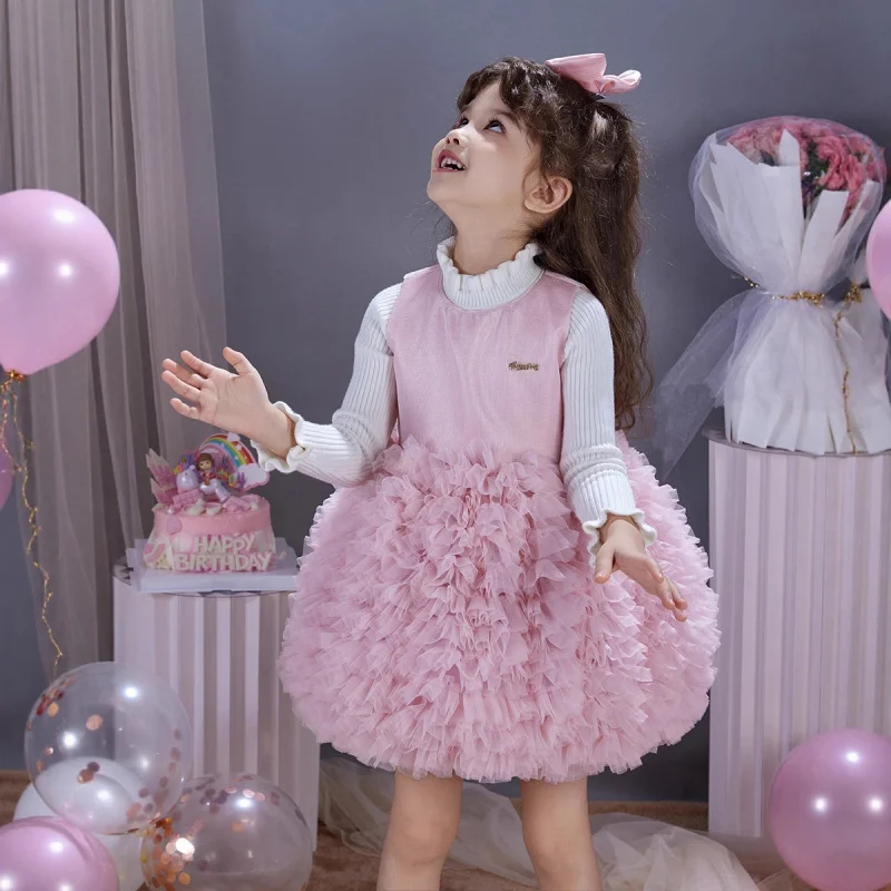 New Girls Princess DresstutuChildren's Sweet Puffy Skirt Baby Girl Mesh Tank Top Skirt Cake Skirt
New Girls Princess DresstutuChildren's Sweet Puffy Skirt Baby Girl Mesh Tank Top Skirt Cake Skirt