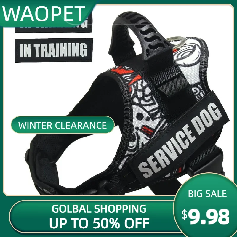 Intraining Vest Harness For Dogs No Pull Adjustable Comfortable Pet Harness Collar Reflective Nylon Soft Mesh Padded Dog Harness
Intraining Vest Harness For Dogs No Pull Adjustable Comfortable Pet Harness Collar Reflective Nylon Soft Mesh Padded Dog Harness