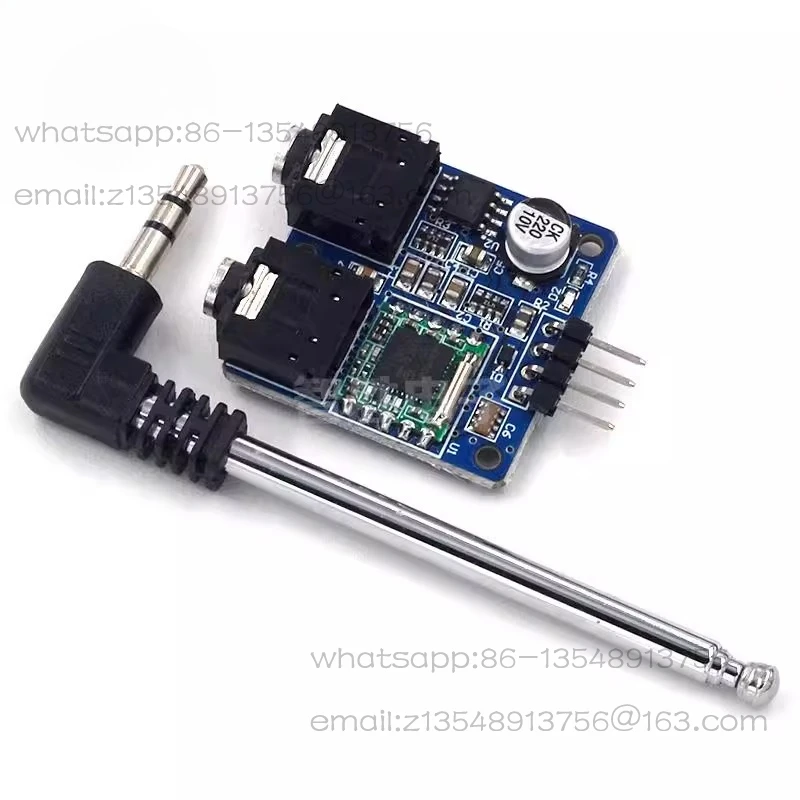 TEA5767 Радиомодуль Радио FM Аудиоприемник Стерео Радиомодуль (с антенной)
TEA5767 Радиомодуль Радио FM Аудиоприемник Стерео Радиомодуль (с антенной)