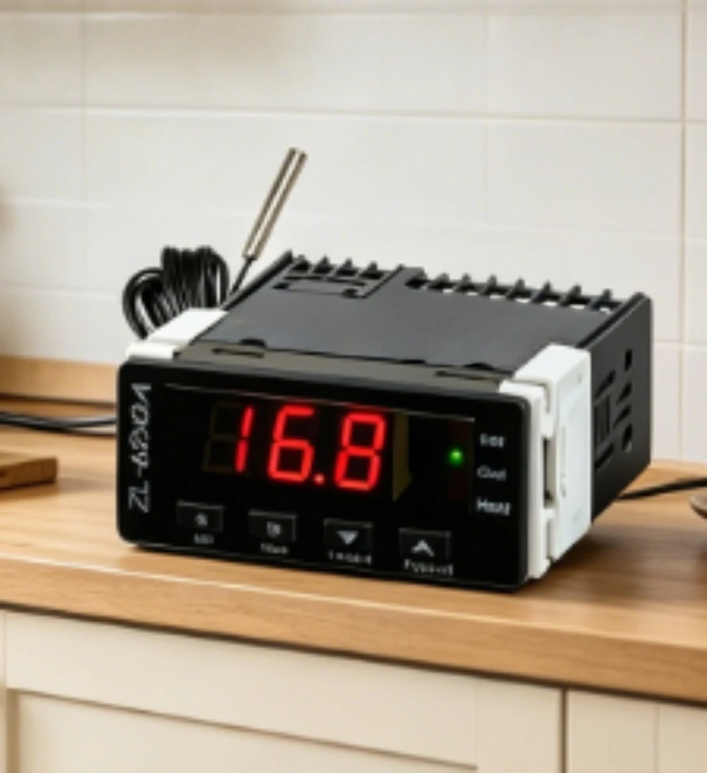 ZL-6290A Digital Temperature Controller Thermostat Thermoregulator, incubator Relay LED 10A Heating Cooling, STC-1000
ZL-6290A Digital Temperature Controller Thermostat Thermoregulator, incubator Relay LED 10A Heating Cooling, STC-1000