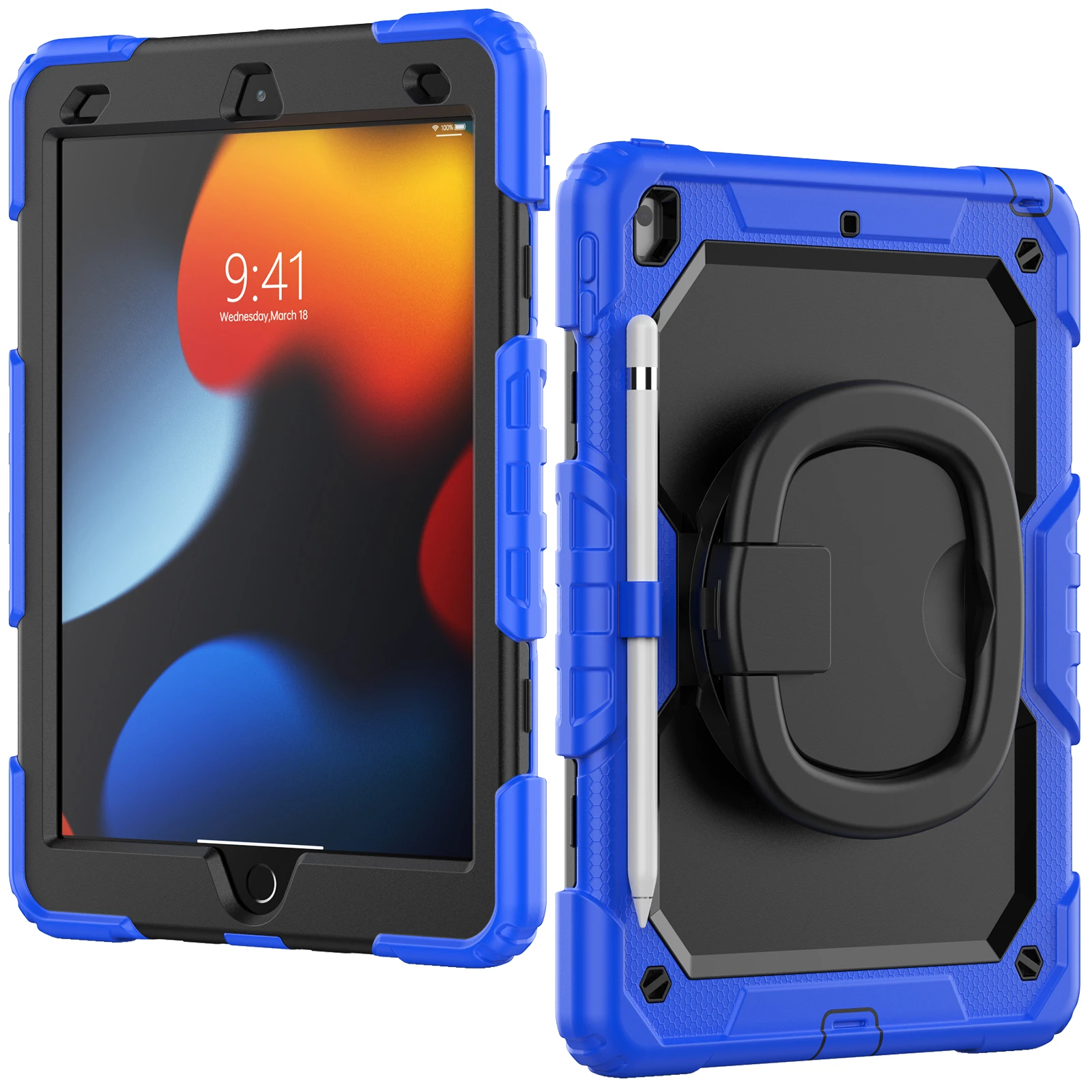 360 Rotatable Stand Case Universal For Apple iPad 10.2 inch 2019 2020 2021 7th 8th 9th Generation With Handle Grip Hybrid Cover
360 Rotatable Stand Case Universal For Apple iPad 10.2 inch 2019 2020 2021 7th 8th 9th Generation With Handle Grip Hybrid Cover