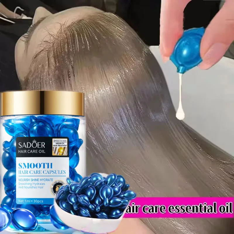 Magic Hair Vitamin Capsule Keratin Oil Fast Restore Hair Soft Smooth Shiny Deep Moisturizing Frizzy Dry Scalp Hair Care Products
Magic Hair Vitamin Capsule Keratin Oil Fast Restore Hair Soft Smooth Shiny Deep Moisturizing Frizzy Dry Scalp Hair Care Products