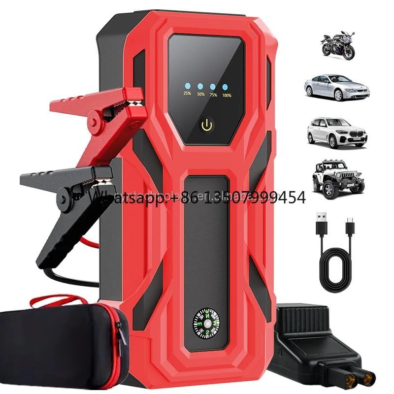 Jump Starter 1000A 22200mWh 12V Lithium for 6L Gas & 3L Cars Trucks & Motorcycles-Portable Battery Booster & Power Bank
Jump Starter 1000A 22200mWh 12V Lithium for 6L Gas & 3L Cars Trucks & Motorcycles-Portable Battery Booster & Power Bank