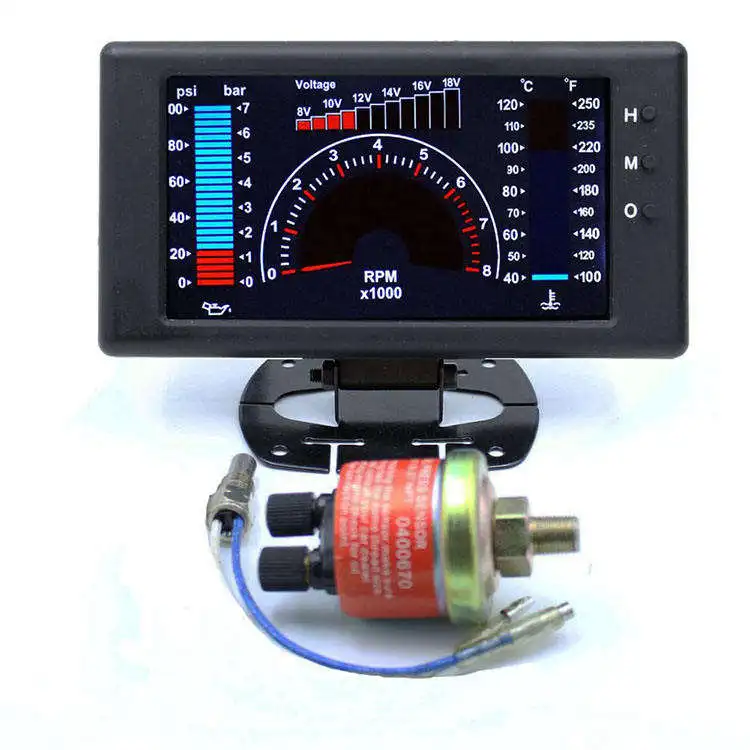 Модификация автомобиля Гоночный счетчик Тахометр давления масла Об/мин Напряжение Датчик температуры масла и воды 1/8NPT 5 "Манометр 6 в 1
Модификация автомобиля Гоночный счетчик Тахометр давления масла Об/мин Напряжение Датчик температуры масла и воды 1/8NPT 5 "Манометр 6 в 1