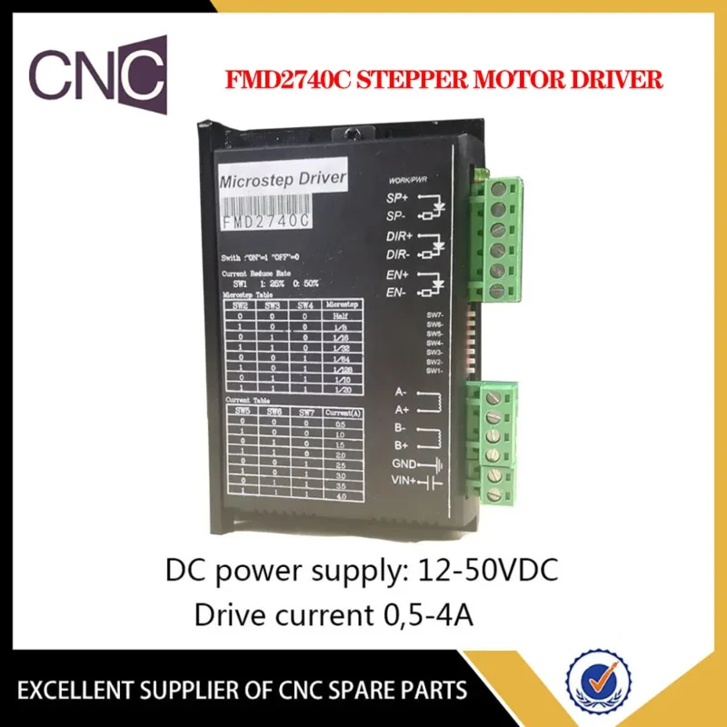 FMD2740C Nema 17 23 драйвер шагового двигателя напряжение ток 05 4A двухфазный для комплекта ЧПУ серии 57 86
FMD2740C Nema 17 23 драйвер шагового двигателя напряжение ток 05 4A двухфазный для комплекта ЧПУ серии 57 86