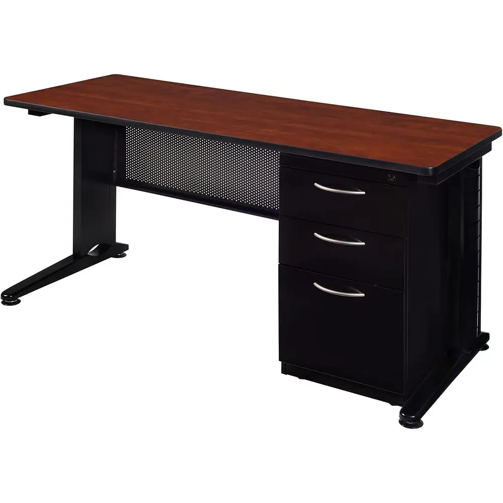 60 x 24 Single Pedestal Teacher's Desk in Cherry Finish
60 x 24 Single Pedestal Teacher's Desk in Cherry Finish