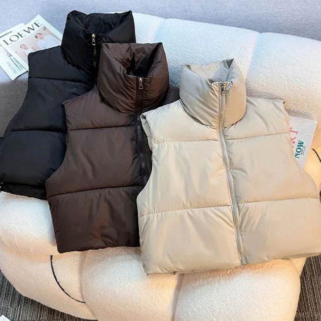 Зимний ретро вафельный вязаный жилет с воротником-стойкой, женский короткий хлопковый жилет без рукавов, верхняя одежда, теплое удобное повседневное стеганое пальто
Зимний ретро вафельный вязаный жилет с воротником-стойкой, женский короткий хлопковый жилет без рукавов, верхняя одежда, теплое удобное повседневное стеганое пальто