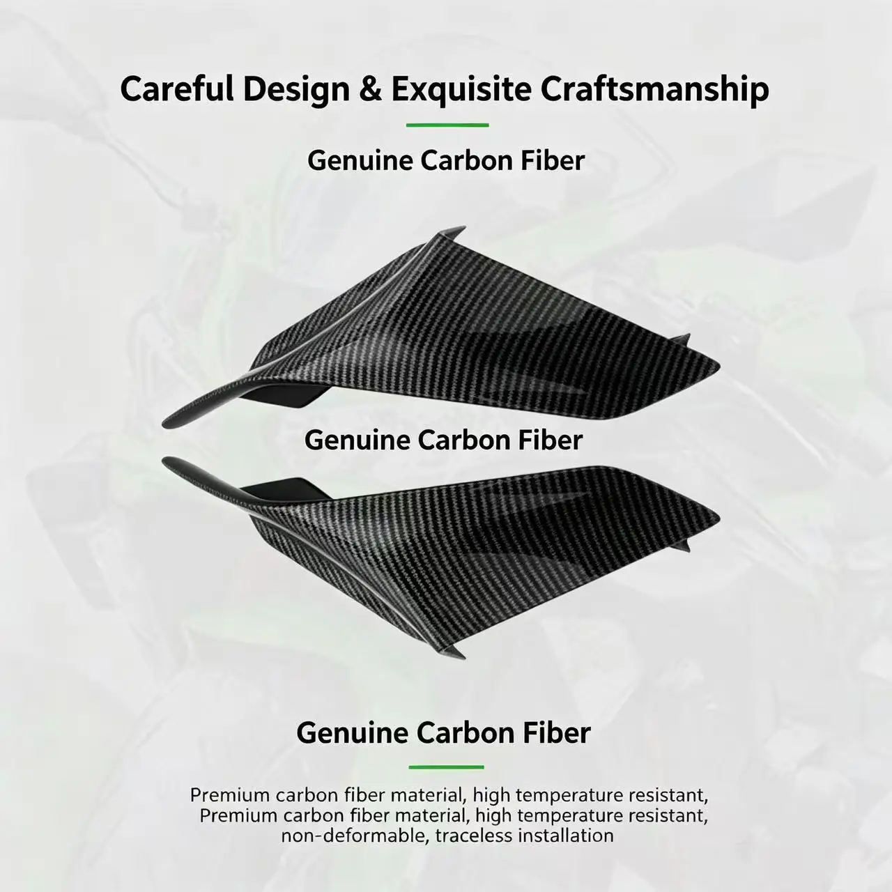 Suitable for Kawasaki ZX-6R ZX-636 2019 2020 2021 2022 2023 fixed airfoil fairing modification for side wing and side spoiler
Suitable for Kawasaki ZX-6R ZX-636 2019 2020 2021 2022 2023 fixed airfoil fairing modification for side wing and side spoiler