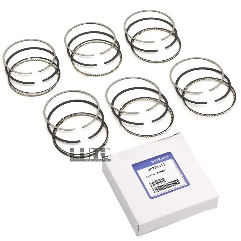 Genuine 6cyl 30731512 03852N0 Piston Ring Set STD Φ83mm For Volvo S80 XC90 2.9 T6 L6 B6294S B6294T
Genuine 6cyl 30731512 03852N0 Piston Ring Set STD Φ83mm For Volvo S80 XC90 2.9 T6 L6 B6294S B6294T