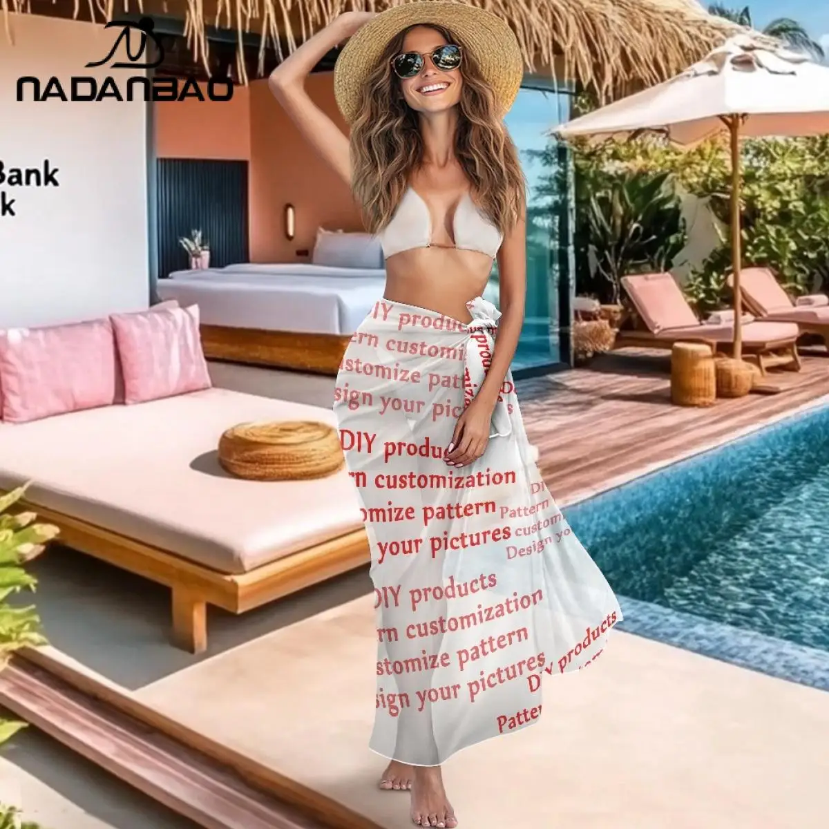 Nadanbao DIY Chiffon Women's Bikini Cover-Up Custom Logo or Image 2026 Beach Bathing Suit Blouse Personalization Sexy Mesh Skirt
Nadanbao DIY Chiffon Women's Bikini Cover-Up Custom Logo or Image 2026 Beach Bathing Suit Blouse Personalization Sexy Mesh Skirt