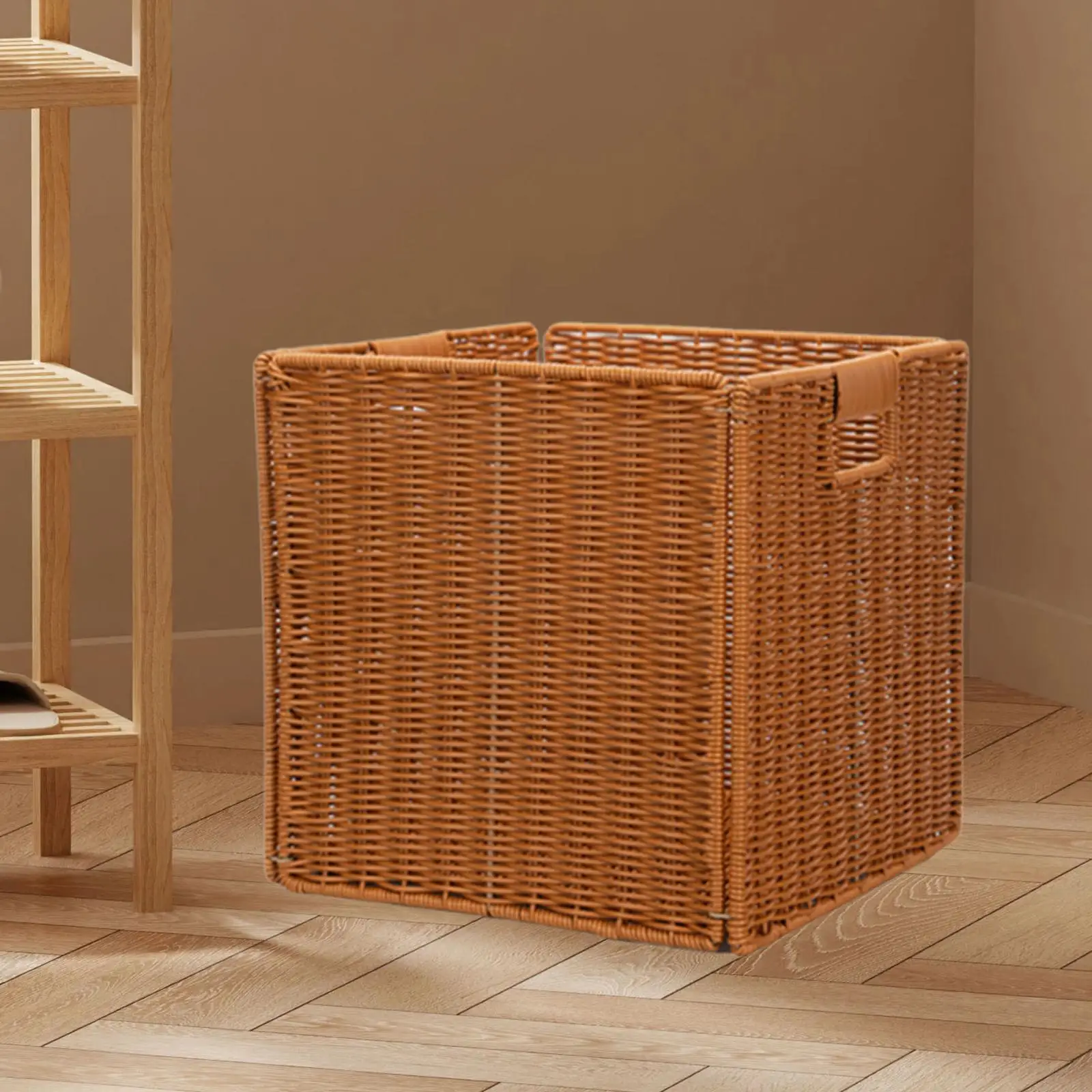 Laundry Organizer Foldable Woven Imitation Rattan Basket for Kitchen Countertop Toy Storage Bathroom Living Room Household
Laundry Organizer Foldable Woven Imitation Rattan Basket for Kitchen Countertop Toy Storage Bathroom Living Room Household