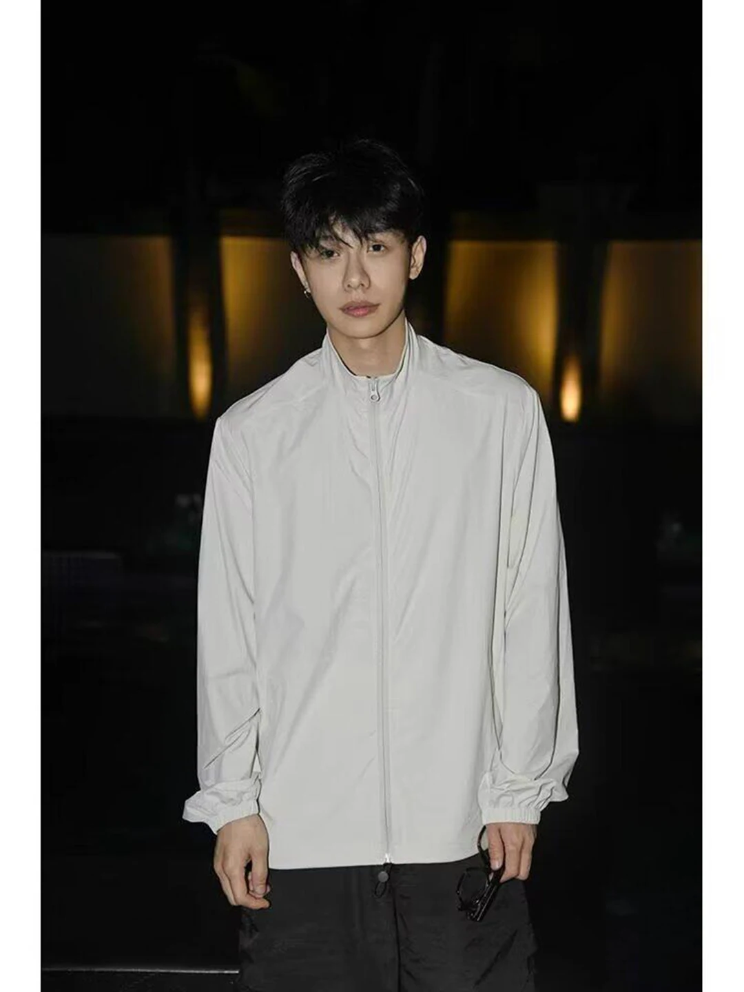 ay Stand Collar Men's Summer Ice Silk Qui Dry Thin Jaet Outdoor Cycling Sun Protection Windbreaker Coat Faionable You...
ay Stand Collar Men's Summer Ice Silk Qui Dry Thin Jaet Outdoor Cycling Sun Protection Windbreaker Coat Faionable You...