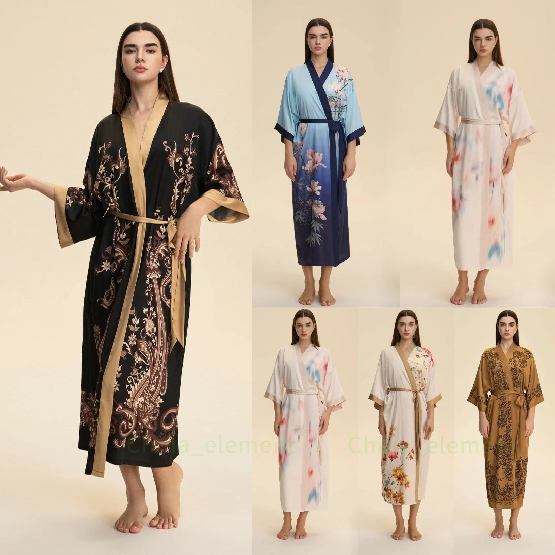 Print Robe Dressing Gown Womens Bathrobe Lingerie Satin Sleepwear Nightgown Lounge Wear Spring Summer Kimono Sleepdress
Print Robe Dressing Gown Womens Bathrobe Lingerie Satin Sleepwear Nightgown Lounge Wear Spring Summer Kimono Sleepdress