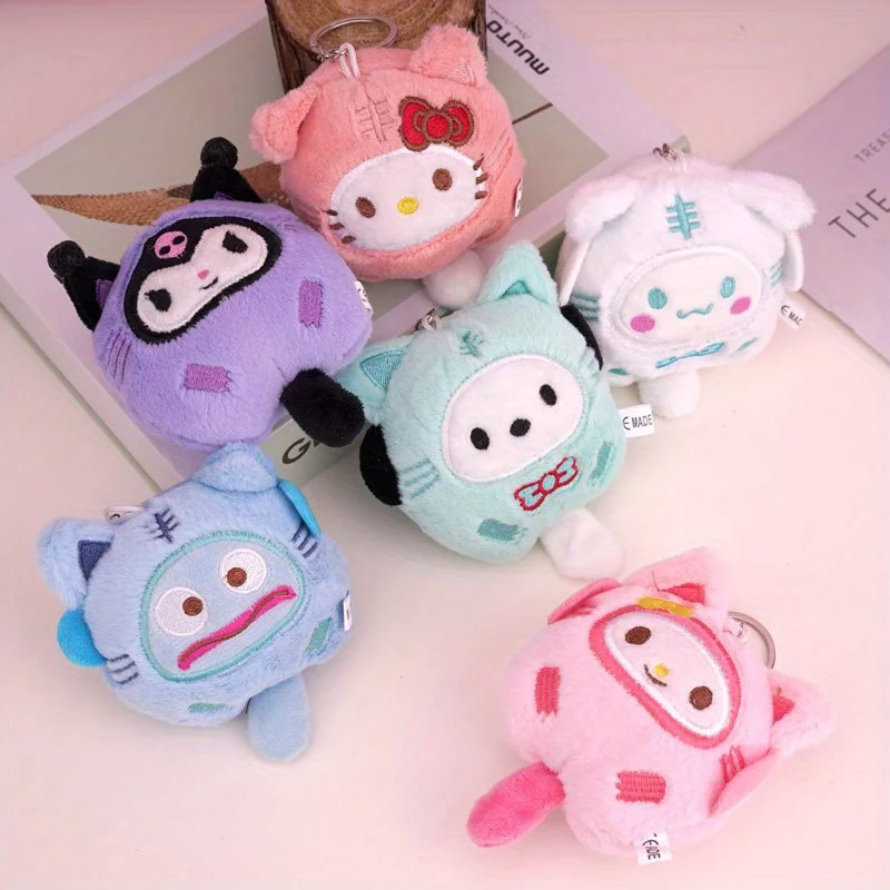 Официальный плюшевый брелок Sanrio Hello Kitty, модный брелок для сумки Melody, брелок Kuromi, брелок для рюкзака Yugui Dog, подходит для различных сумок и рюкзаков.
Официальный плюшевый брелок Sanrio Hello Kitty, модный брелок для сумки Melody, брелок Kuromi, брелок для рюкзака Yugui Dog, подходит для различных сумок и рюкзаков.