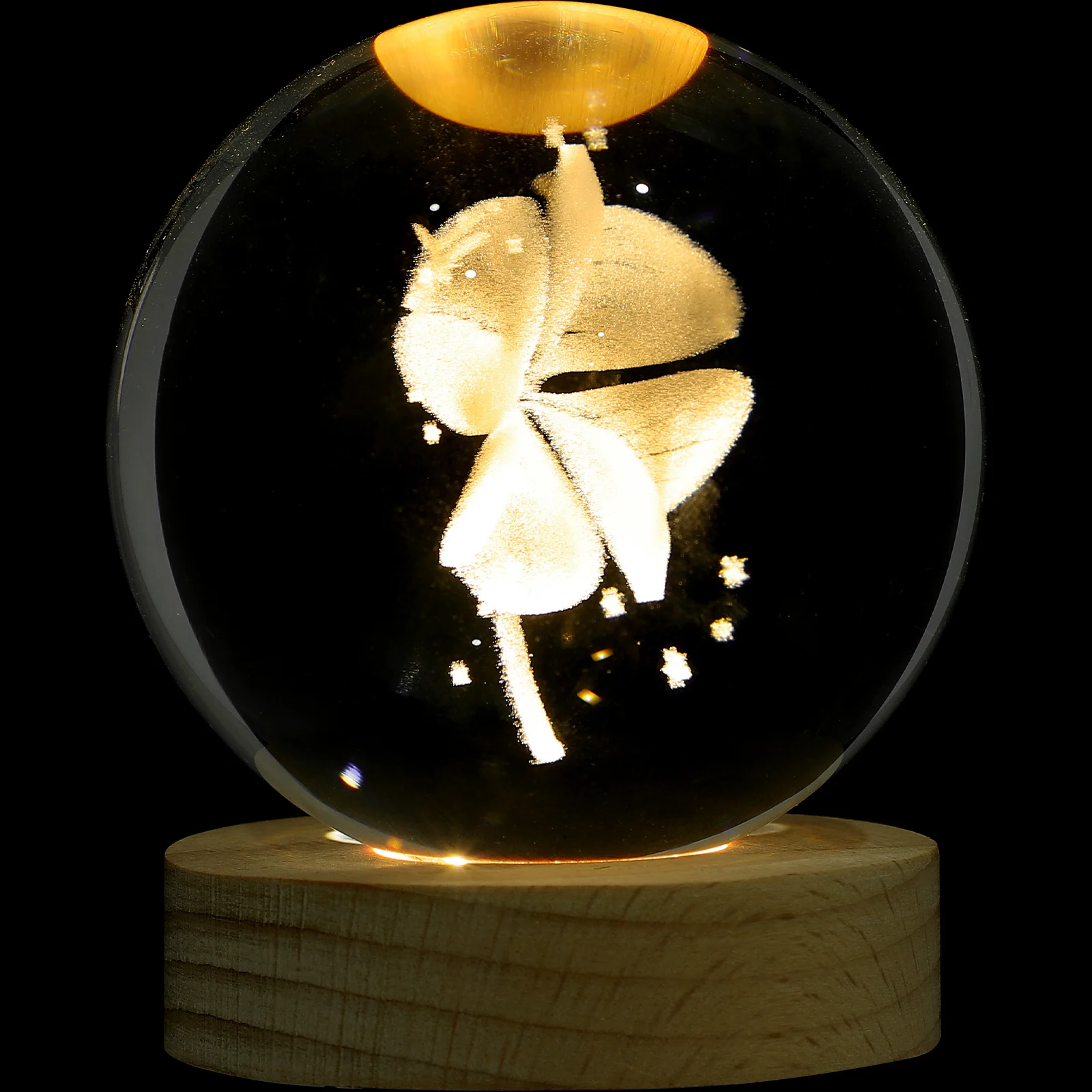 3D Crystal Ball Night Shamrock Design Color Changing Desk Lamp For Bedroom Bedside Table Light Night Lamp Kids Room Decor Light
3D Crystal Ball Night Shamrock Design Color Changing Desk Lamp For Bedroom Bedside Table Light Night Lamp Kids Room Decor Light