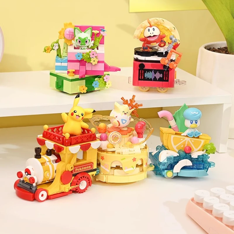 Keeppley New Pokemon Building Blocks Party Parade Pikachu Fuecoco Quaxly Sprigatito Train Patchwork Children's Toys Models Gifts
Keeppley New Pokemon Building Blocks Party Parade Pikachu Fuecoco Quaxly Sprigatito Train Patchwork Children's Toys Models Gifts