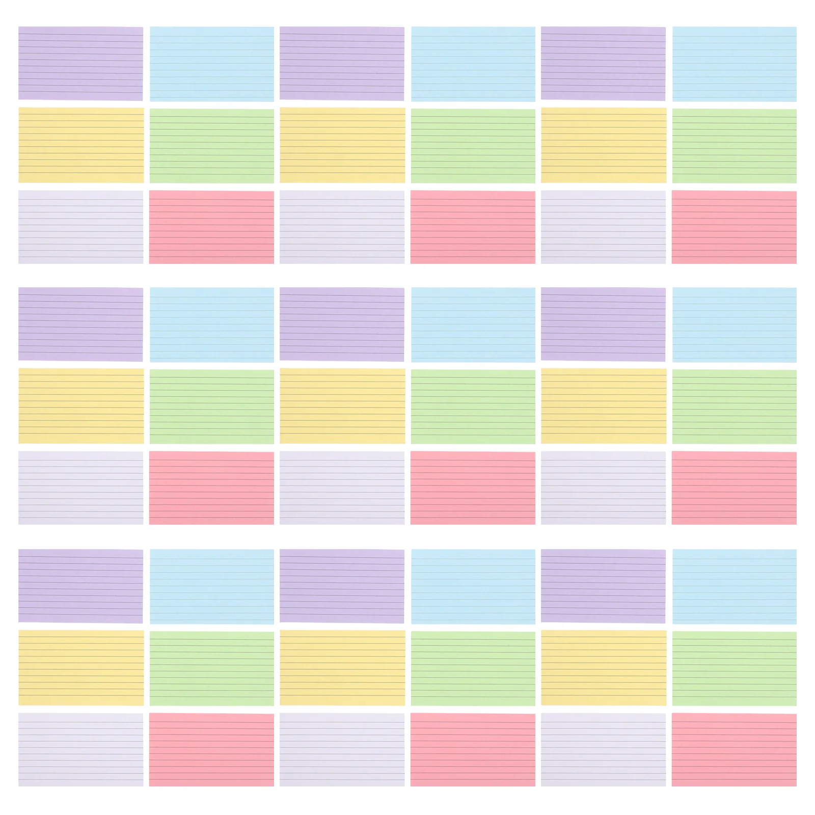 600Pcs Memory Cards Heavyweight Ruled Colored Index Cards for Student Exam Study Flashcards Note Pad Flashcards for Studying
600Pcs Memory Cards Heavyweight Ruled Colored Index Cards for Student Exam Study Flashcards Note Pad Flashcards for Studying