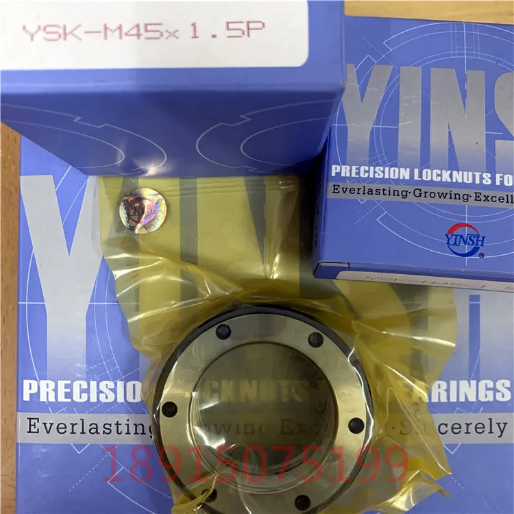 Taiwan Yingxi Nut YSK M60x2P Precision Tightening Locking, Relaxing Anti Withdrawal Round Nut
Taiwan Yingxi Nut YSK M60x2P Precision Tightening Locking, Relaxing Anti Withdrawal Round Nut