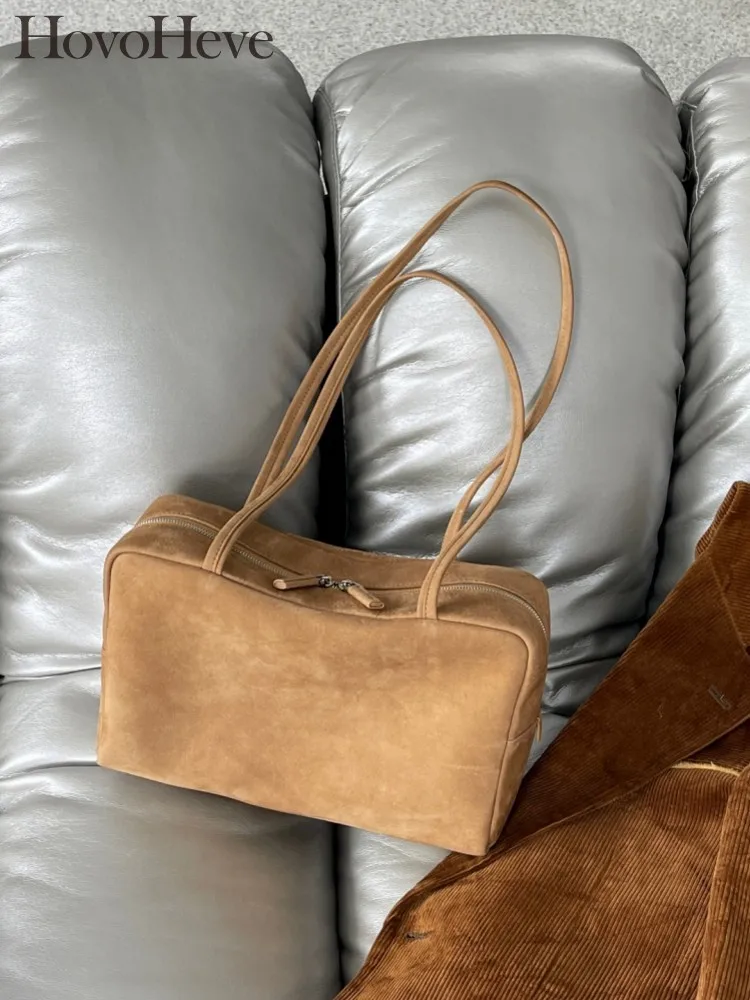 Офисная повседневная женская замшевая ретро-молния элегантная однотонная сумка из натуральной кожи модная женская сумка на одно плечо под мышками 
Офисная повседневная женская замшевая ретро-молния элегантная однотонная сумка из натуральной кожи модная женская сумка на одно плечо под мышками