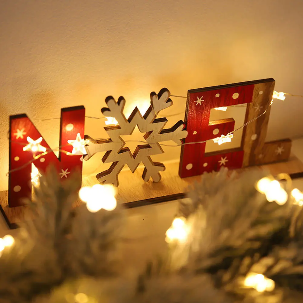 2Pcs Lightweight Wooden Letters Eco-Friendly Christmas Decorations for Desk Table Shelf Bedroom Holiday Display
2Pcs Lightweight Wooden Letters Eco-Friendly Christmas Decorations for Desk Table Shelf Bedroom Holiday Display