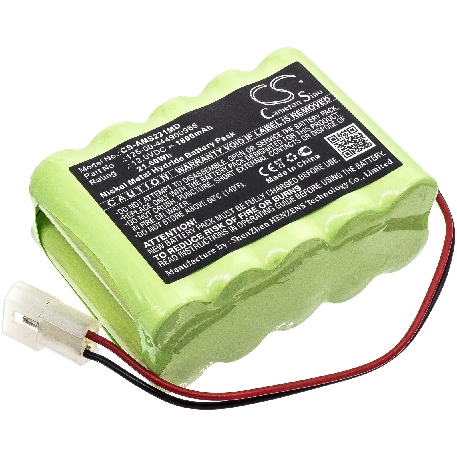 Cameron Sino 12V 1800mAh Medical Battery 125-00-444900968 for Alaris Medicalsystems Infusion pump 531, Infusion Pump 231 +TOOL
Cameron Sino 12V 1800mAh Medical Battery 125-00-444900968 for Alaris Medicalsystems Infusion pump 531, Infusion Pump 231 +TOOL