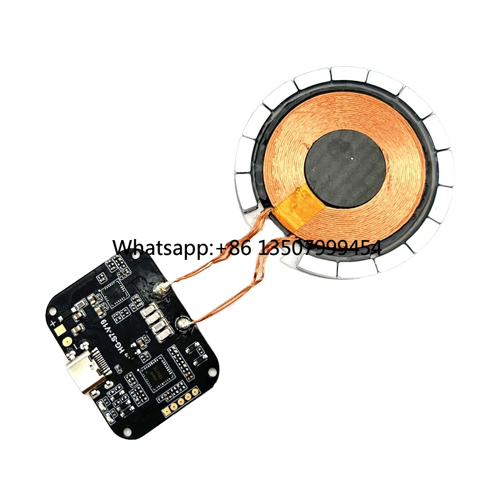 15W Wireless Magnetic PCBA Transmitter Module with 1 oz Copper Thickness 12V/9V Power Certified for Convenient Wireless Charging
15W Wireless Magnetic PCBA Transmitter Module with 1 oz Copper Thickness 12V/9V Power Certified for Convenient Wireless Charging