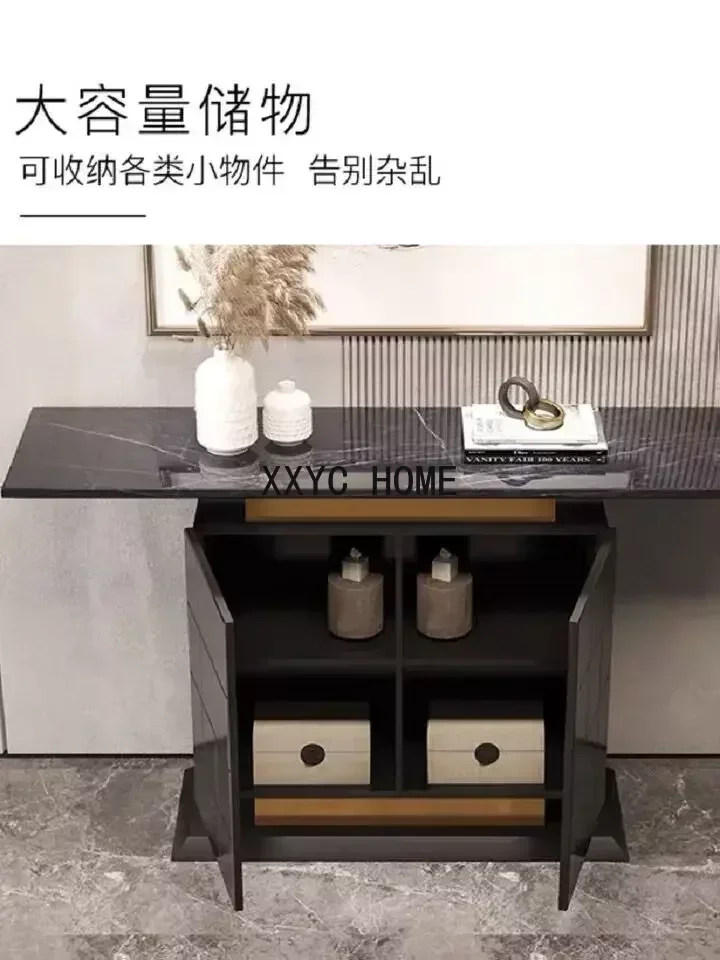 Chinafurniture marble porch cabinet light luxury style modern minimalist Italian decoration desk table
Chinafurniture marble porch cabinet light luxury style modern minimalist Italian decoration desk table