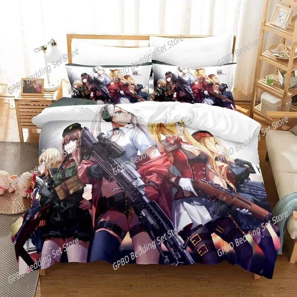 3D Game Girls' Frontline Comfortable Duvet Quilt Cover Pillowcase Bedding Set Children Bedroom Decoration Home Textile
3D Game Girls' Frontline Comfortable Duvet Quilt Cover Pillowcase Bedding Set Children Bedroom Decoration Home Textile