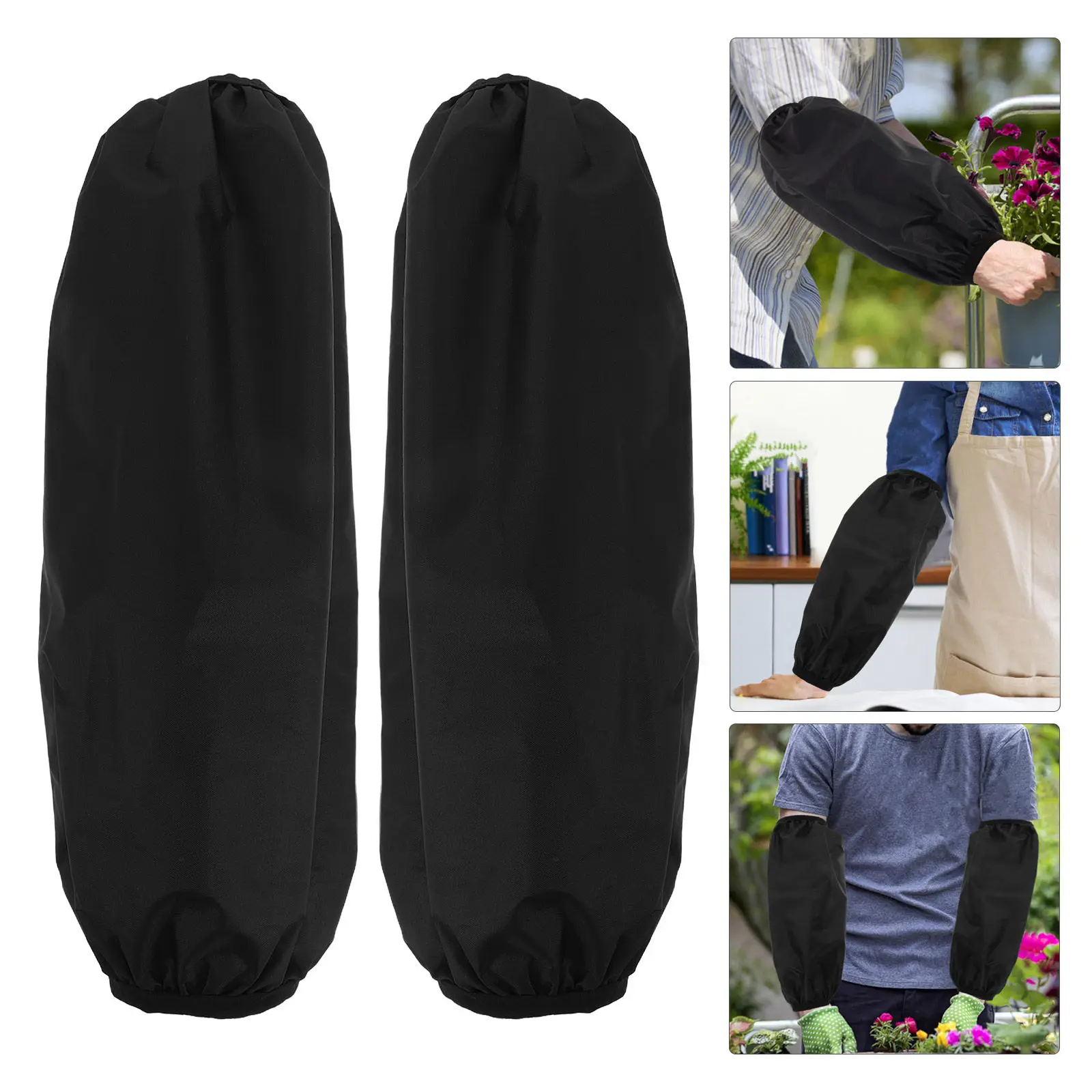 2pairs Kitchen Oilproof Arm Protective Covers Pvc Waterproof Arm Sleeves Long Black Arm Protectors For Garden Cooking Cleaning
2pairs Kitchen Oilproof Arm Protective Covers Pvc Waterproof Arm Sleeves Long Black Arm Protectors For Garden Cooking Cleaning