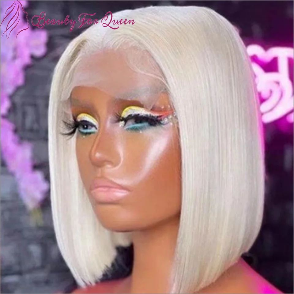Transparent 13x4 HD Lace Frontal Wigs White Straight Short Bob Cosplay Brazilian Colored Human Hair Wig For Women Pre Plucked
Transparent 13x4 HD Lace Frontal Wigs White Straight Short Bob Cosplay Brazilian Colored Human Hair Wig For Women Pre Plucked