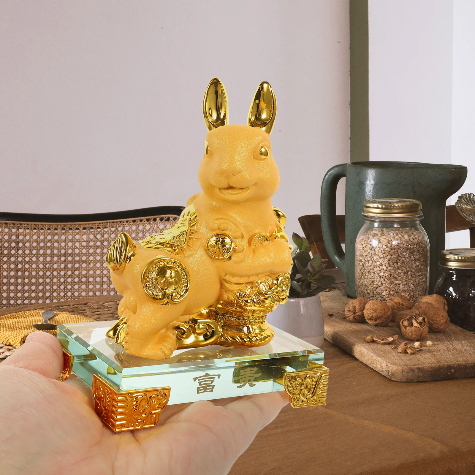 Desktop Rabbit Decor Small Bunny Statue Home Table Adornment New Year Spring Festival Rabbit Statue Home Bunny Figurines
Desktop Rabbit Decor Small Bunny Statue Home Table Adornment New Year Spring Festival Rabbit Statue Home Bunny Figurines