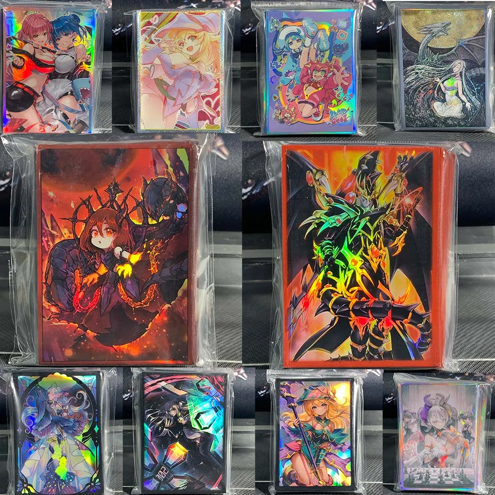 50PCS 63X90MM Yu-Gi-Oh! Card Sleeves Maiden With Eyes of Blue Twin Black Magician Girl Color Flash Card Protective Cover Anime
50PCS 63X90MM Yu-Gi-Oh! Card Sleeves Maiden With Eyes of Blue Twin Black Magician Girl Color Flash Card Protective Cover Anime