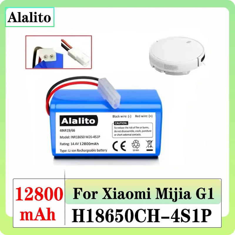14.8V18650 Original Replacement Battery H18650CH-4S1P For XiaoMi MiJia Mi Robot Vacuum-Mop Essential G1 MJSTG1 SKV4136GL 2600mAh
14.8V18650 Original Replacement Battery H18650CH-4S1P For XiaoMi MiJia Mi Robot Vacuum-Mop Essential G1 MJSTG1 SKV4136GL 2600mAh