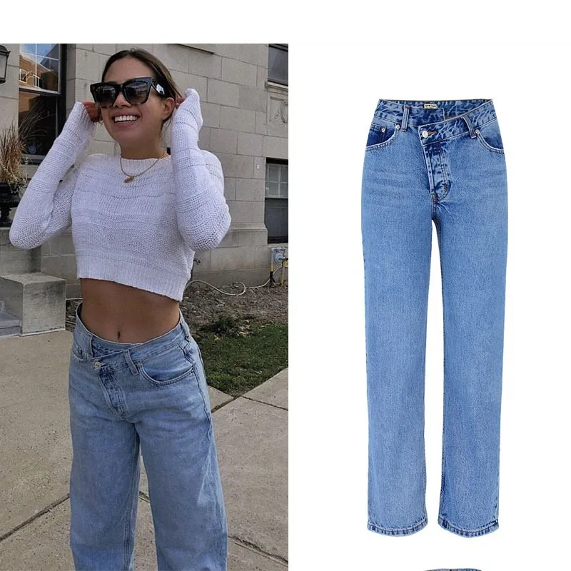 New Women's High-waist Solid Jeans Flared Large Size Casual Fashion Irregular Autumn and Winter Wide-leg Skinny Jeans for Women
New Women's High-waist Solid Jeans Flared Large Size Casual Fashion Irregular Autumn and Winter Wide-leg Skinny Jeans for Women