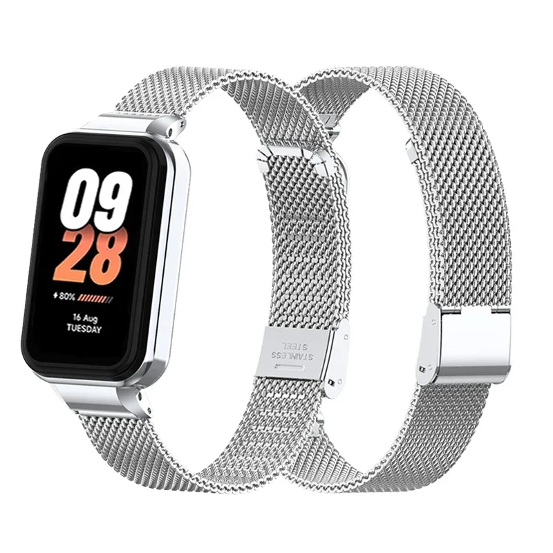 Защитный чехол на ремешок для Xiaomi Mi Band 8, активный ремешок для часов из нержавеющей стали для mi band 8, активный металлический браслет, защитный чехол
Защитный чехол на ремешок для Xiaomi Mi Band 8, активный ремешок для часов из нержавеющей стали для mi band 8, активный металлический браслет, защитный чехол