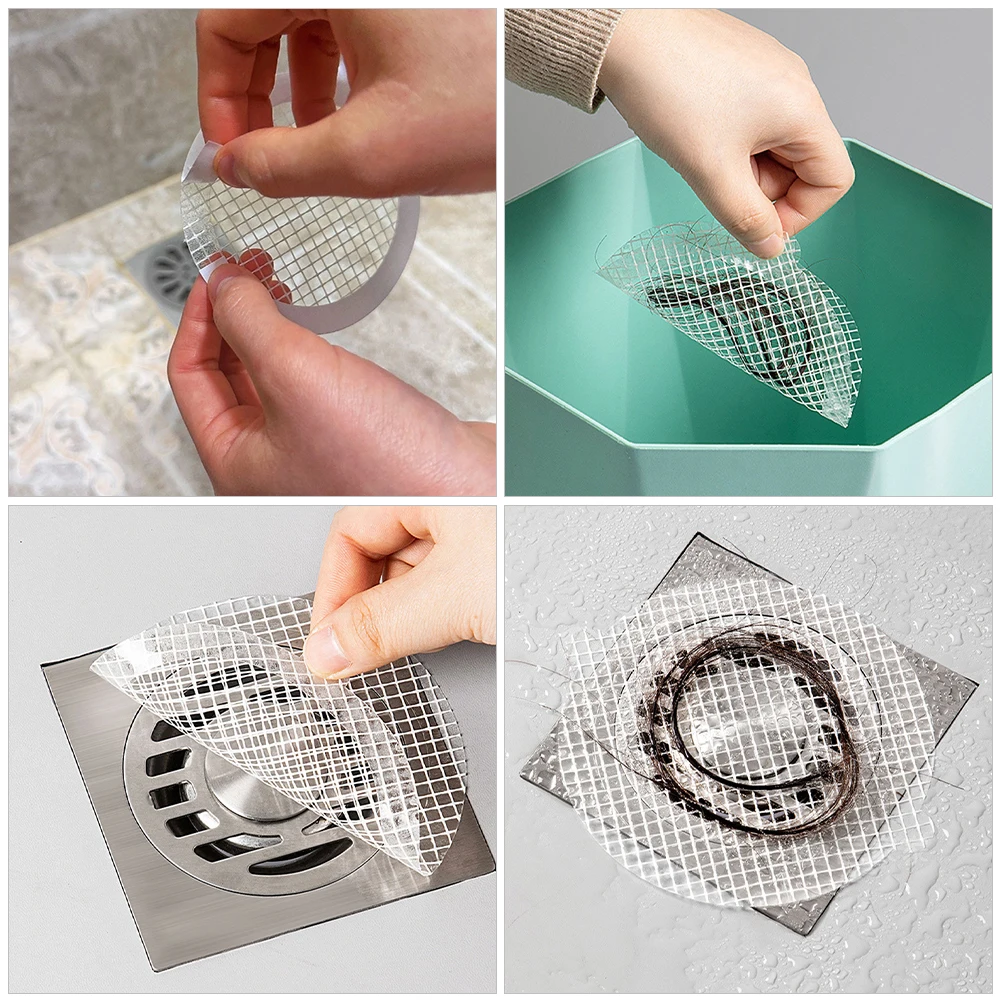 28pcs Drain Hair Catcher Adhesive Mesh Sticker For Shower Bathtub Kitchen Sink Disposable Floor Drain Filter Cover Bathroom Tub
28pcs Drain Hair Catcher Adhesive Mesh Sticker For Shower Bathtub Kitchen Sink Disposable Floor Drain Filter Cover Bathroom Tub