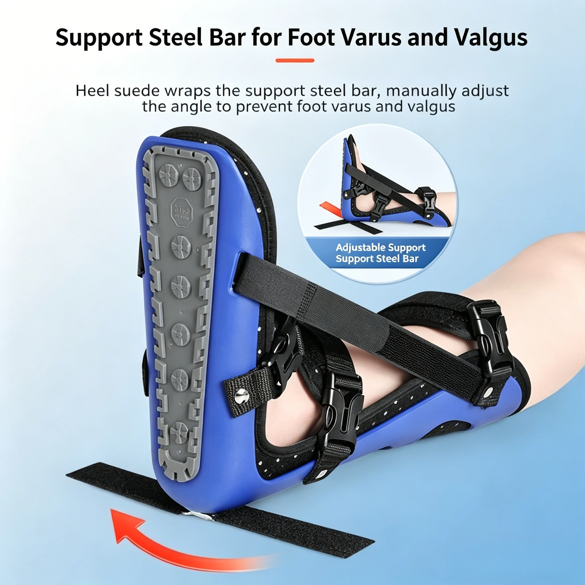 Ankle Foot Orthosis Splint Drop Anti Varus Valgus Stroke Hemiplegia Adjustable Breathable Medical Night Brace Rehabilitation
Ankle Foot Orthosis Splint Drop Anti Varus Valgus Stroke Hemiplegia Adjustable Breathable Medical Night Brace Rehabilitation