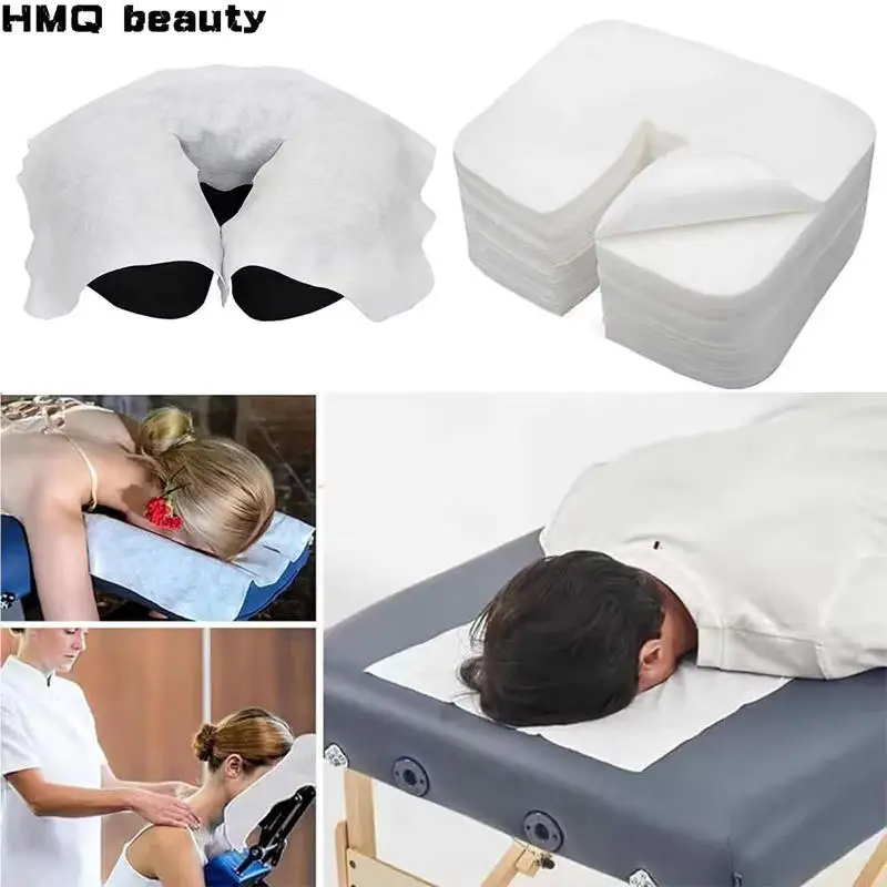 Non-woven Face Cradle Cover 100Pcs Breathable U-Shaped Pad Massage Headrest Towel Hole Disposable for Beauty Salon Spa
Non-woven Face Cradle Cover 100Pcs Breathable U-Shaped Pad Massage Headrest Towel Hole Disposable for Beauty Salon Spa