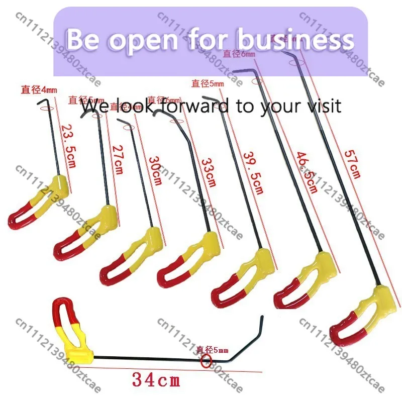 Paintless Dent Repair Rotatable Hooks Tool Car Body Door Edge Repair Pry Bar & Top Bar
Paintless Dent Repair Rotatable Hooks Tool Car Body Door Edge Repair Pry Bar & Top Bar