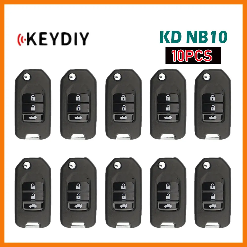 10pcs KEYDIY NB10 Multifunction Remote Key for Honda NB10-2 NB10-3 NB10-4 Car Remote Key for KD900/KD-X2/KD MINI Key Programmer
10pcs KEYDIY NB10 Multifunction Remote Key for Honda NB10-2 NB10-3 NB10-4 Car Remote Key for KD900/KD-X2/KD MINI Key Programmer
