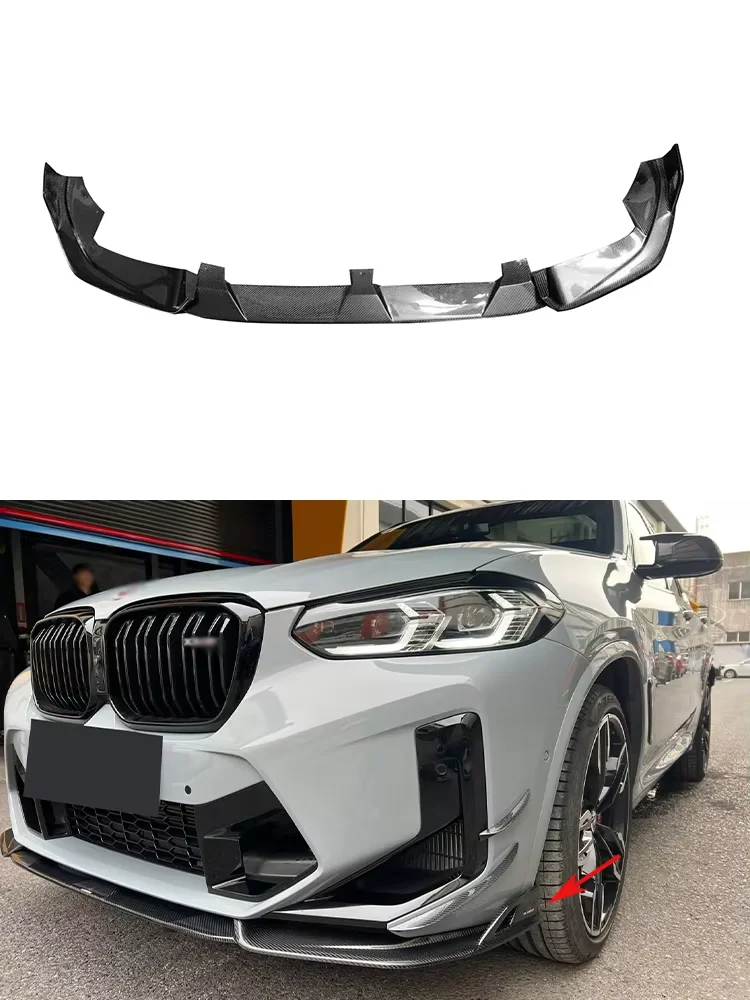For BMW X3M X4M F97 F98 LCI 2022+ Carbon Fiber Car Front Bumper Splitter Front Lip Chin Spoiler Diffuser Parts Upgrade Body kit
For BMW X3M X4M F97 F98 LCI 2022+ Carbon Fiber Car Front Bumper Splitter Front Lip Chin Spoiler Diffuser Parts Upgrade Body kit