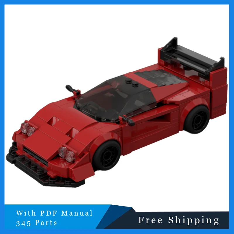 345 PCS MOC Red Cool Racing Sport Car Model Building Blocks City Mechanical Speed Vehicle Supercar Bricks Puzzle Toys Kids Gifts
345 PCS MOC Red Cool Racing Sport Car Model Building Blocks City Mechanical Speed Vehicle Supercar Bricks Puzzle Toys Kids Gifts