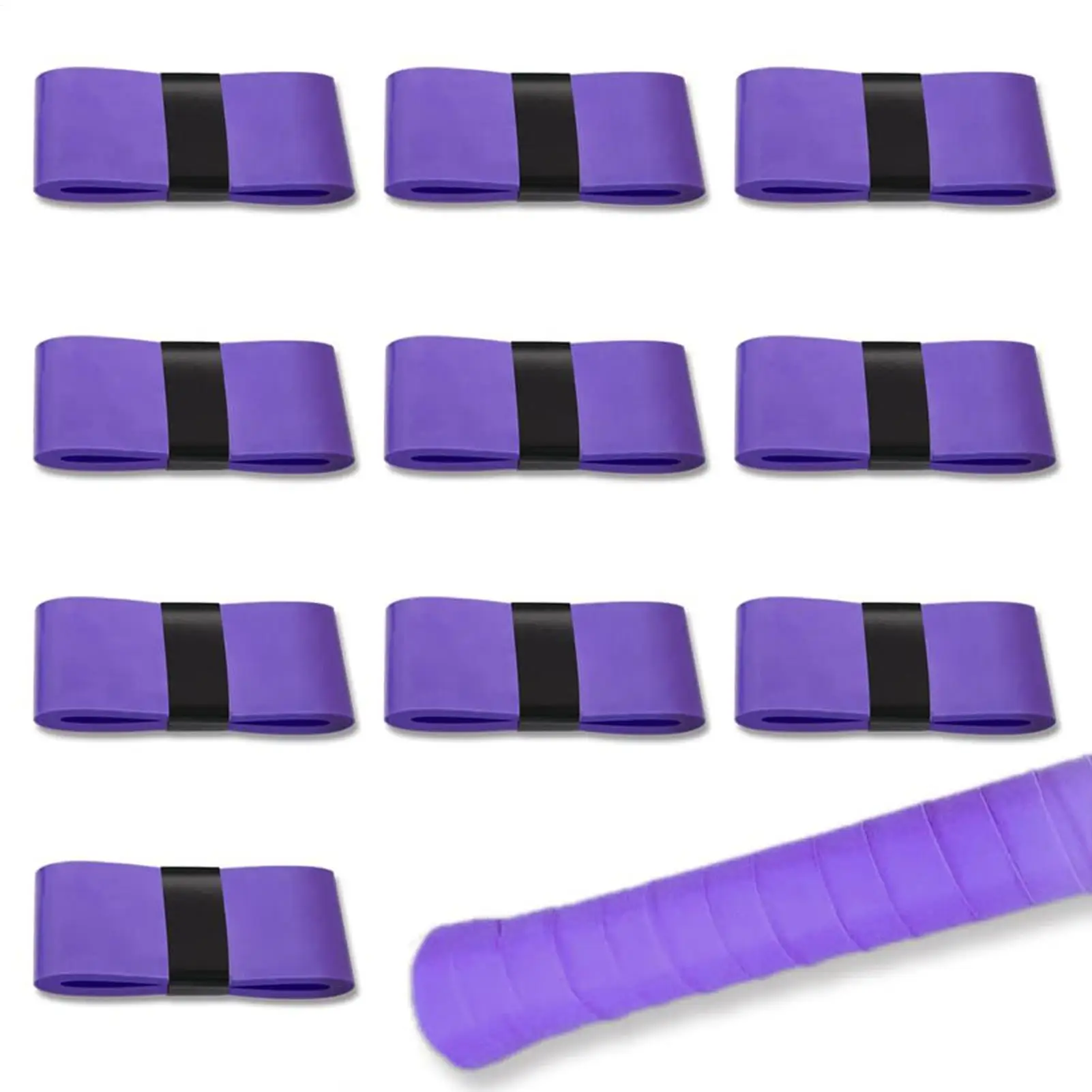 Tennis Wrap Grip Tape Racket Overgrip Tape 10 Pieces Sweat Absorbent Racquet Wrap Sports Practice Accessories For Baseball