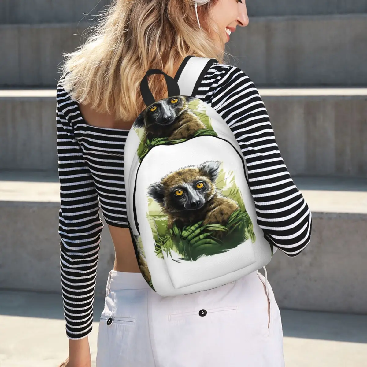 Bamboo Lemur, Lemurs Backpack Hot Sale Daypack Large Capacity Children BookBag School Bag Shoulder Bags for Men Women
Bamboo Lemur, Lemurs Backpack Hot Sale Daypack Large Capacity Children BookBag School Bag Shoulder Bags for Men Women