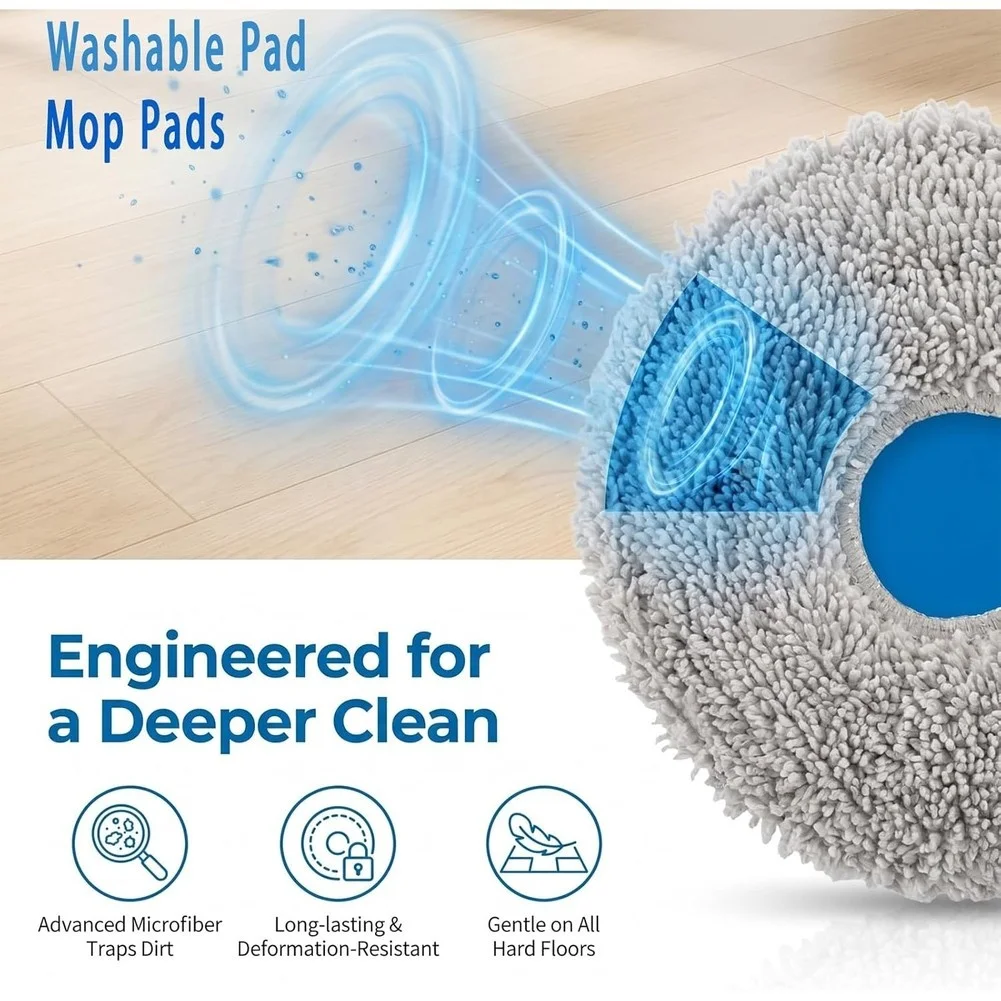 AT28-For Robot Vacuum 5/5 Pro Replacement Parts Accessories Kit-Mop Pads Dust Bags HEPA Filter Main Mian Brush Side Brush
AT28-For Robot Vacuum 5/5 Pro Replacement Parts Accessories Kit-Mop Pads Dust Bags HEPA Filter Main Mian Brush Side Brush