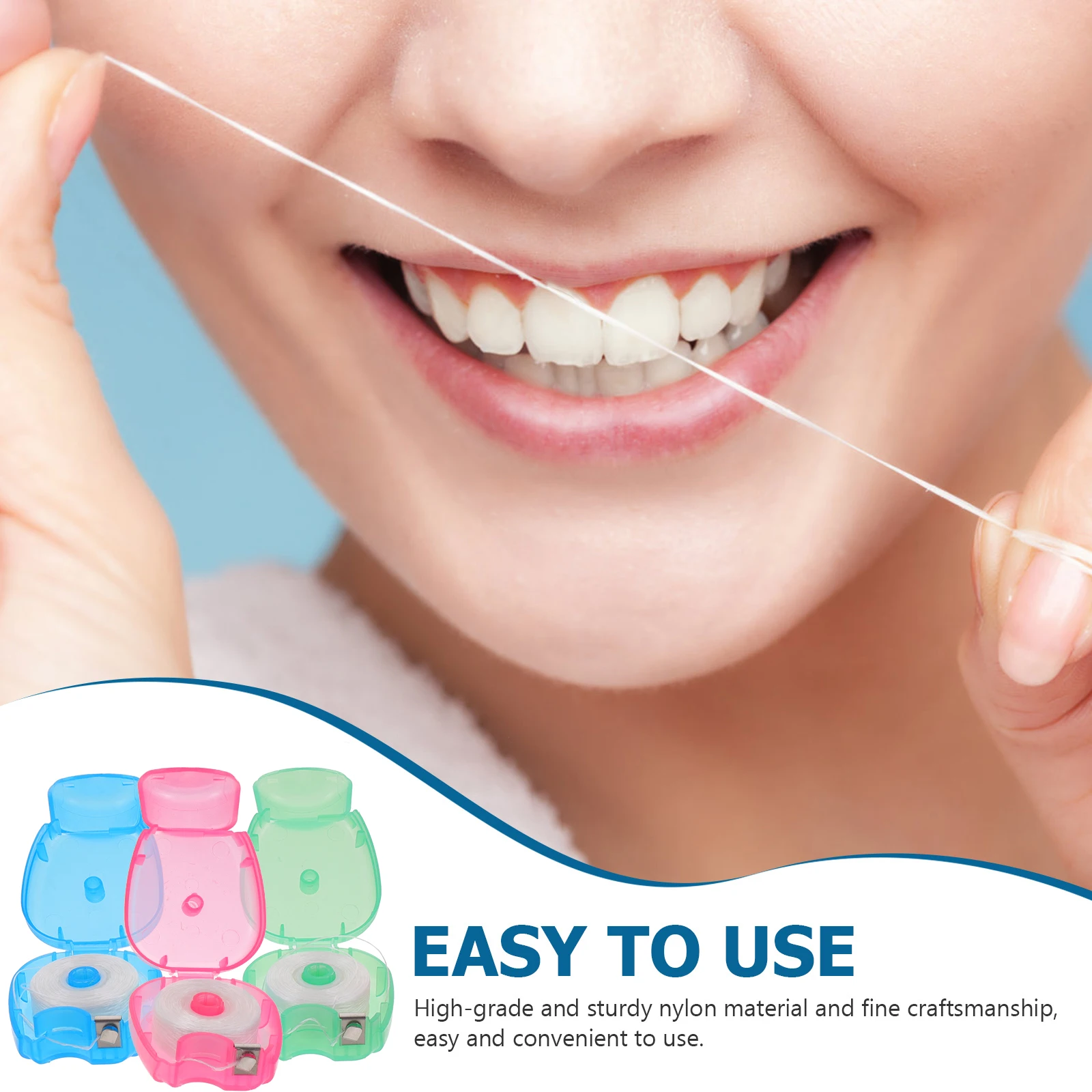 3Pcs Portable Floss Picks Dental Tools for Teeth Cleaning Travel Home Use Exquisite Craftsmanship Creative Design
3Pcs Portable Floss Picks Dental Tools for Teeth Cleaning Travel Home Use Exquisite Craftsmanship Creative Design