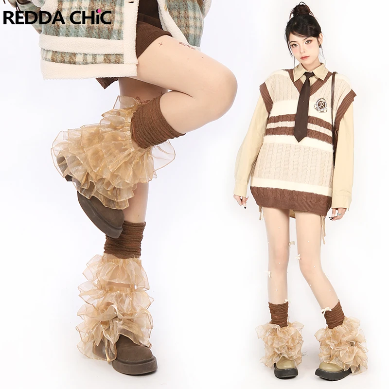 REDDACHiC Cute Layered Ruffle Women Leg Warmers Frill Lace Trim Thigh Long Socks Y2k Ruched Boots Cover Kawaii Lolita Leg Gaiter
REDDACHiC Cute Layered Ruffle Women Leg Warmers Frill Lace Trim Thigh Long Socks Y2k Ruched Boots Cover Kawaii Lolita Leg Gaiter