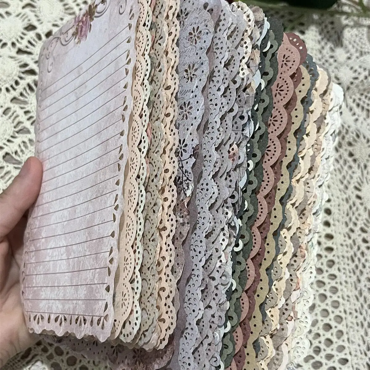Vintage Romantic Lace Hollow Out Scrapbooking Paper – Writable, Large, Lightweight for Collage
Vintage Romantic Lace Hollow Out Scrapbooking Paper – Writable, Large, Lightweight for Collage
